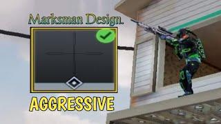 #callofduty - Using The Best 2022 Reticle For Aggressive Sniping(Marksman Design)