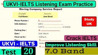 UKVI IELTS Listening Practice Test 2024 With Answers [ Test - 20 ]