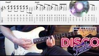 10 Great Disco/Funk Riffs (Chic, Donna Summer...) | TAB | Tutorial | Lesson | Cover