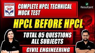 HPCL 2024 | HPCL Technical Mock Test | Complete Mock Test | Civil Engineering (CE)