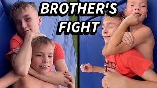 BROTHER'S FIGHT ! KIDS GRAPPLING #fight #fighting #fightforfun #fightingkids #train #training