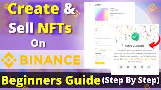 How to Create & Sell NFTs On Binance : Step-by-Step Guide For Beginners [HINDI] 2023 | NO GAS FEE