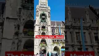 The Dancing clock/ Glockenspeil in Marienplatz, Munich #germany #munich #marienplatz #glockenspiel