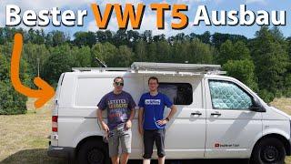 VW T5 Campervan ROOMTOUR | Selbstausbau von @wulleontour - DIY Camper