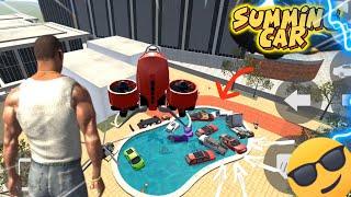 Car Floating In Swimming Pool  ? | Indian Bikes Driving 3D | Techno Gamerz