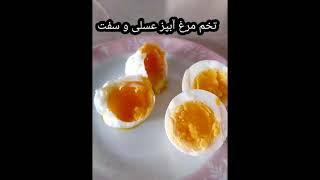 اسرار تخم مرغ عسلی و آبپز سفت بصورت حرفه ای با تمام جزییات کامل مدت زمان و روش پخت