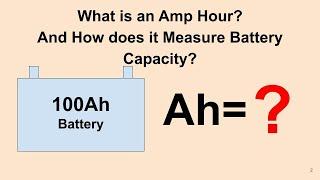 Beginner's Help a Guide to What is an Amp Hour (Ah)? How is Ah Used to Measure Battery Capacity?
