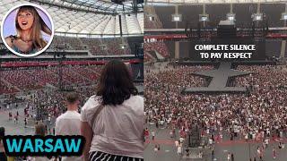 Fans Observed Complete Silence at TAYLOR SWIFT WARSAW Concert at 5 PM During Air Raid Sirens