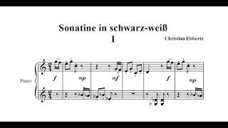 Christian Ebbertz: "Sonatine schwarz-weiß"