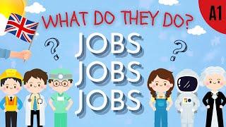 Jobs vocabulary in English ESL