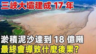 三峽大壩建成17年，淤積泥沙達到18億噸，最終會導致什麼後果？#超級工程 #科普 #建造 #中國基建