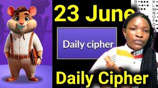23 June Hamster Kombat Daily Cipher Today