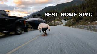 Skating my favourite road in Canada | Downhill raw run