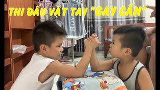 CUỘC THI ĐẤU VẬT TAY SÔI NỔI & GAY CẤN - GIỮA CHA và CON | LE BANG GIANG