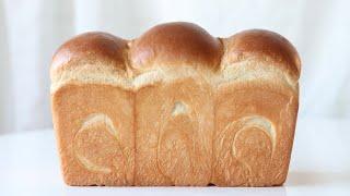 (손반죽&기계) 보들보들 닭살결이 살아있는 기본 우유식빵 만들기 Milk Bread