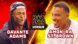 Davante Adams vs. Amon-Ra St. Brown | Hot Ones Versus