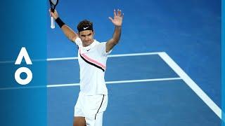 Tomas Berdych v Roger Federer match highlights (QF) | Australian Open 2018