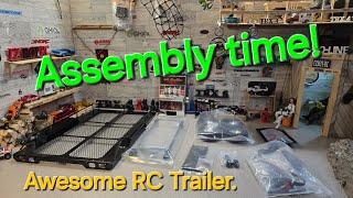 Building an Awesome Amazon  1/10 RC trailer.  It's very nice.