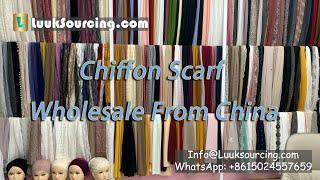 Chiffon Scarf, Chiffon Hijab, Chiffon Scarf Hijab Wholesale from China.