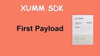 Your First XRPL Payload via XUMM SDK