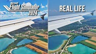 Flight Simulator 2024 vs Real Life | Landing in Munich