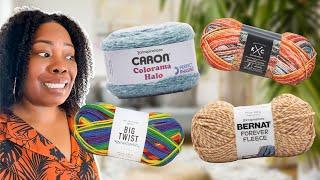 Yarn Snob Reviews Crappy Yarns from JOANN [COULD THESE BE THE WORST YARNS YET??!!]