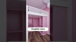 Daughter Room Design  #Shorts