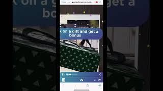 Augmented reality gift flyer created with Web-AR.Studio #AR #webAR