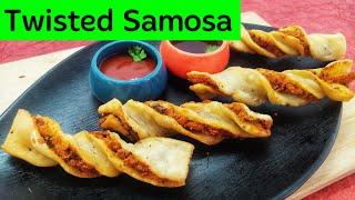 Unique twist samosa recipe | Twisted Samosa Sticks | New Style Samosa