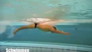 Delfinschwimmen-Technik