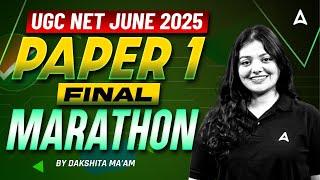 UGC NET Paper 1 Marathon Class | UGC NET Paper 1 Final Revision By Dakshita Ma’am