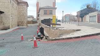 Un coche vuelca en la zona del Santo Cristo de Calamocha