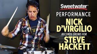 Nick D'Virgilio Records Drums for the New Steve Hackett Record