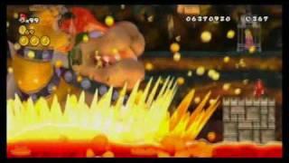 New Super Mario Bros Wii - Final Battle & Ending