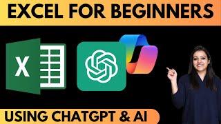 Microsoft excel tutorial for beginners using ChatGPT & AI | Microsoft Copilot | Hindi | Ritika AI