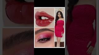 #jannatzuabir with all beautiful actress in same dress lips heels watch eyeshadow ️#shorts