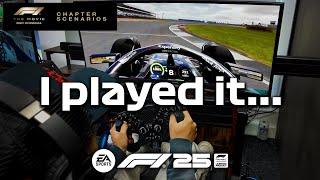 I played the 'F1 25' Game early again...'F1 The Movie' Content...