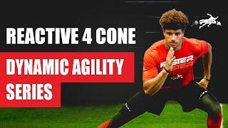 Reactive 4 Cone Agility Drills | Speed Training