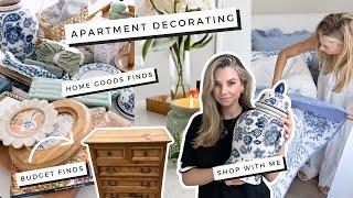 Apartment Decorating! Budget finds. Home Goods shop with me & Amazon home finds