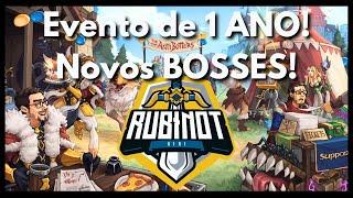 1 ANO DE RUBINOT  / NOVOS BOSSES ️ / RELANÇAMENTO RTC  / NEW SEASON ROLETA!  - RUBINOT #10