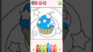 Digital cup cake coloring |Cuppycake song|#shorts #digitalart #youtube