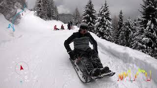 Rodeln am Spieljoch in Fügen im Zillertal am 04.03.2020