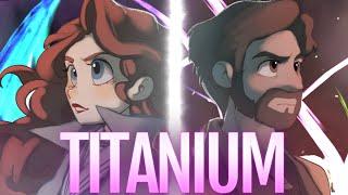 TITANIUM (Cover) - Caleb Hyles & @annapantsu - David Guetta [Lyrics]