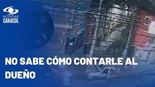 Le prestaron un carro, pero una grúa lo destruyó y ahora nadie le responde