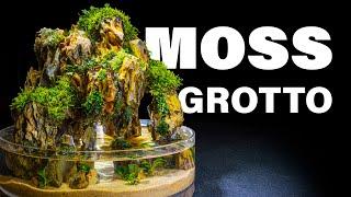 Easy DIY Flowing Waterfalls Table Top Moss Grotto