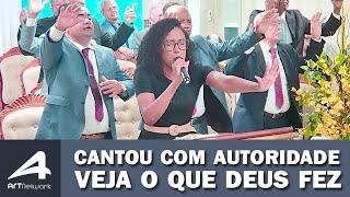 Sulamita Alves - Ela cantou com autoridade a unção desceu sobre a igreja.