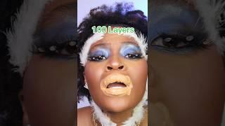 100 LAYERS OF CONCEALER!! #shortvideo
