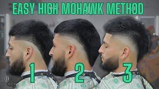 INSANE 2 Guards Technique ! High Mohawk Burst Fade | Haircut Tutorial