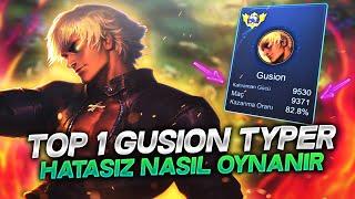 TOP 1 GLOBAL GUSION TYPER / HATASIZ NASIL OYNANIR ? SESLİ