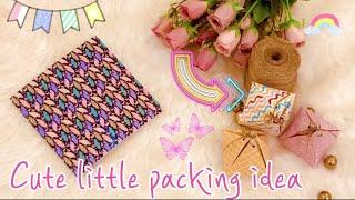 Cute little packing idea/kraft area